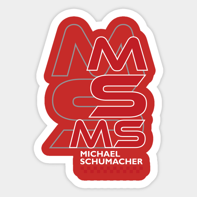 Michael Schumacher Formula 1 Racing Driver Champion Sticker by CGD